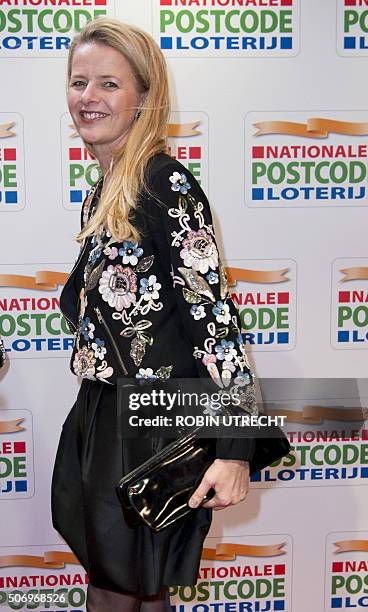 Dutch Princess Mabel arrives to attend the Goed Geld Gala charity event at the Carre Theatre in Amsterdam on January 26, 2016. / AFP / ANP / Robin...