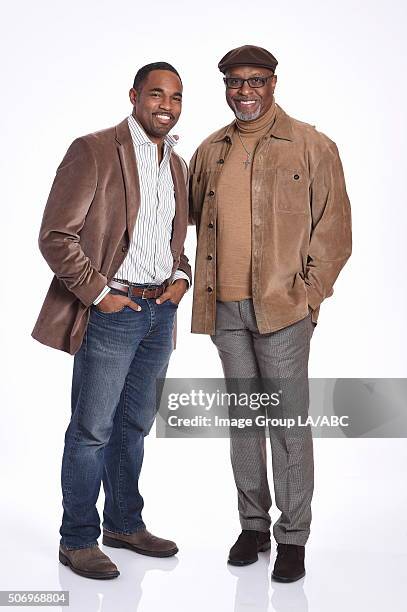 The cast and executive producers of ABC series graced the carpet at Disney | ABC Television Group's Winter Press Tour 2016. JASON GEORGE, JAMES...