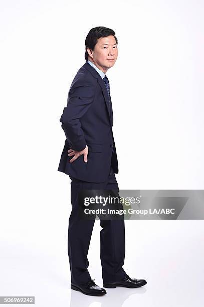 The cast and executive producers of ABC series graced the carpet at Disney | ABC Television Group's Winter Press Tour 2016. KEN JEONG