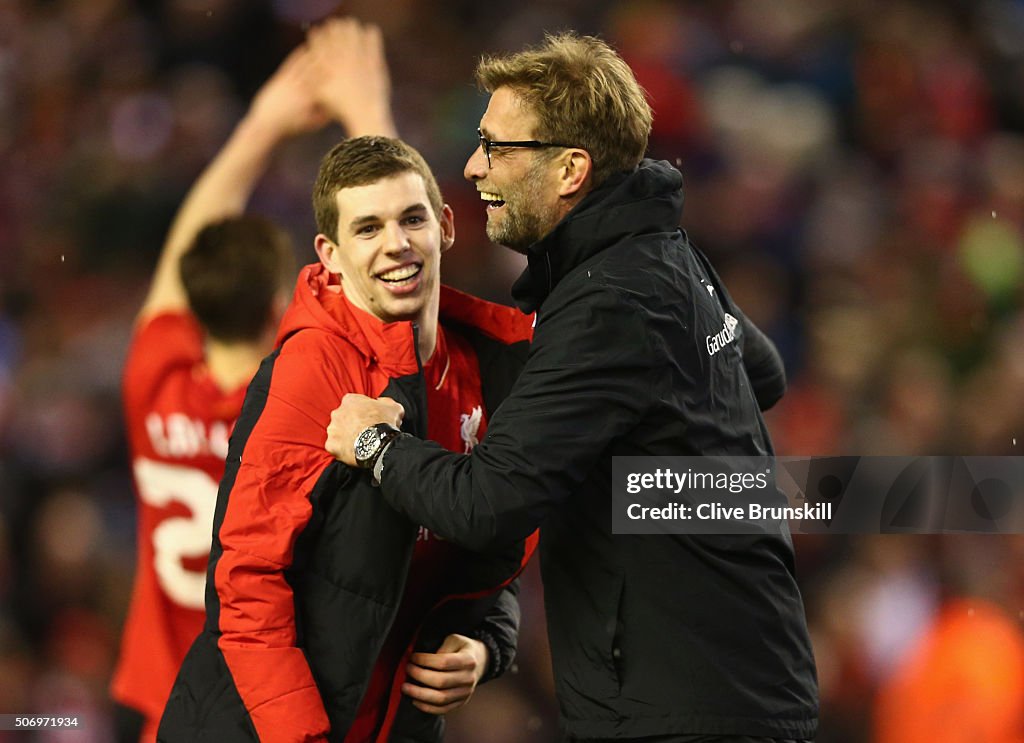 Liverpool v Stoke City - Capital One Cup Semi Final: Second Leg