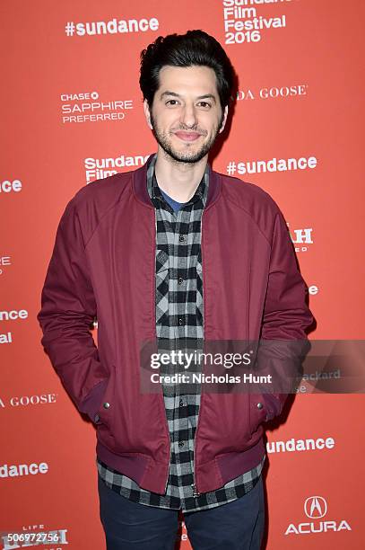 Actor Ben Schwartz attends the "The Intervention" Premiere during the 2016 Sundance Film Festival at Eccles Center Theatre on January 26, 2016 in...