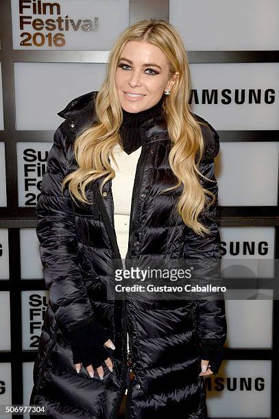Model Carmen Electra attends The Samsung Studio at Sundance Festival 2016 on January 26, 2016 in Park City, Utah.