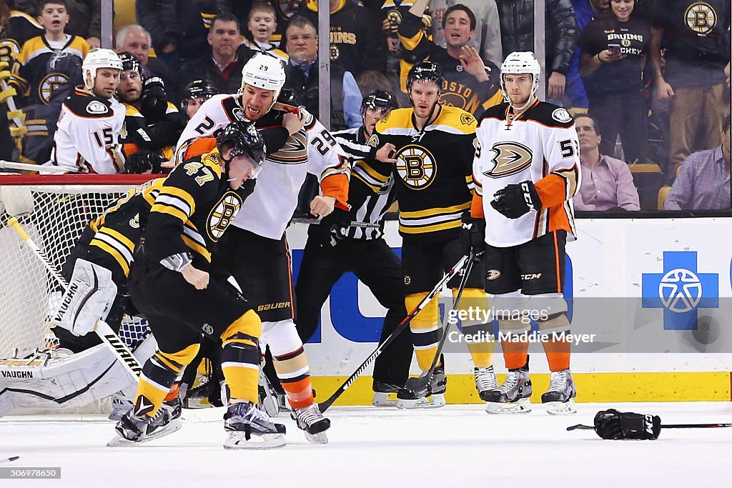 Anaheim Ducks v Boston Bruins