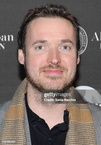 Mike Cahill attends the Alfred P. Sloan Foundation Reception and Prize Announcement during the 2016 Sundance Film Festival at High West Distillery on...