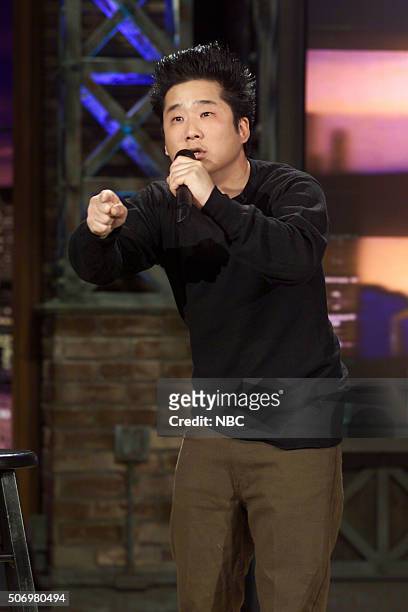 Episode 2254 -- Pictured: Comedian Bobby Lee performs on April 26, 2002 --