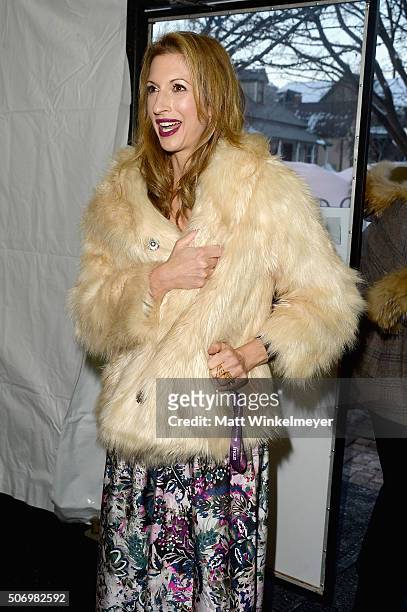 Actress Alysia Reiner attends the "Equity" Premiere during the 2016 Sundance Film Festival at Library Center Theater on January 26, 2016 in Park...