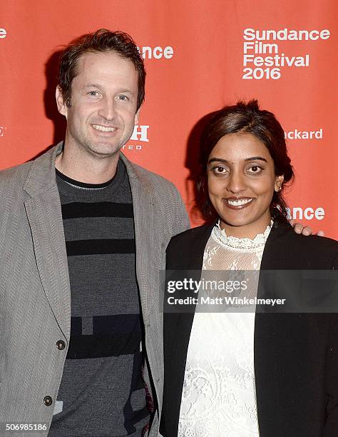 Sundance Film Festival Director of Programming Trevor Groth and director Meera Menon attend the "Equity" Premiere during the 2016 Sundance Film...