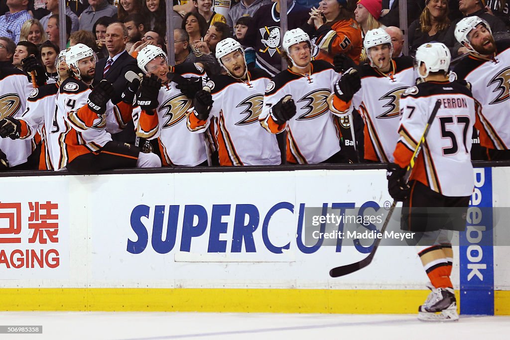 Anaheim Ducks v Boston Bruins