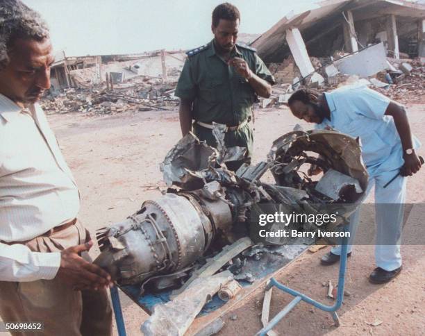 Cruise missile parts found in ruins of Shifa pharmaceutical plant, alleged chemical weapons manufacturing facility said bankrolled by Islamic...