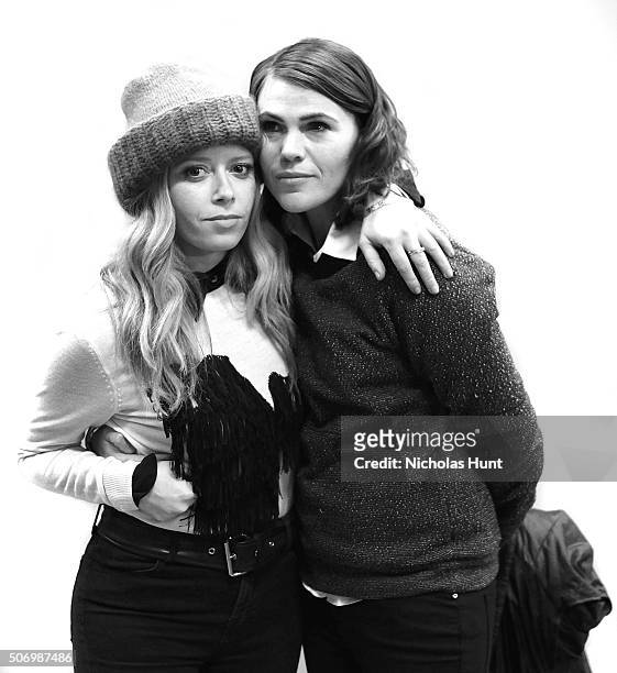 Actresses Natasha Lyonne and Clea DuVall attend the 'The Intervention' Premiere during the 2016 Sundance Film Festival at Eccles Center Theatre on...
