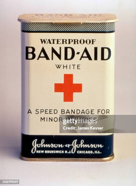 Vintage Johnson & Johnson Band-Aid box .