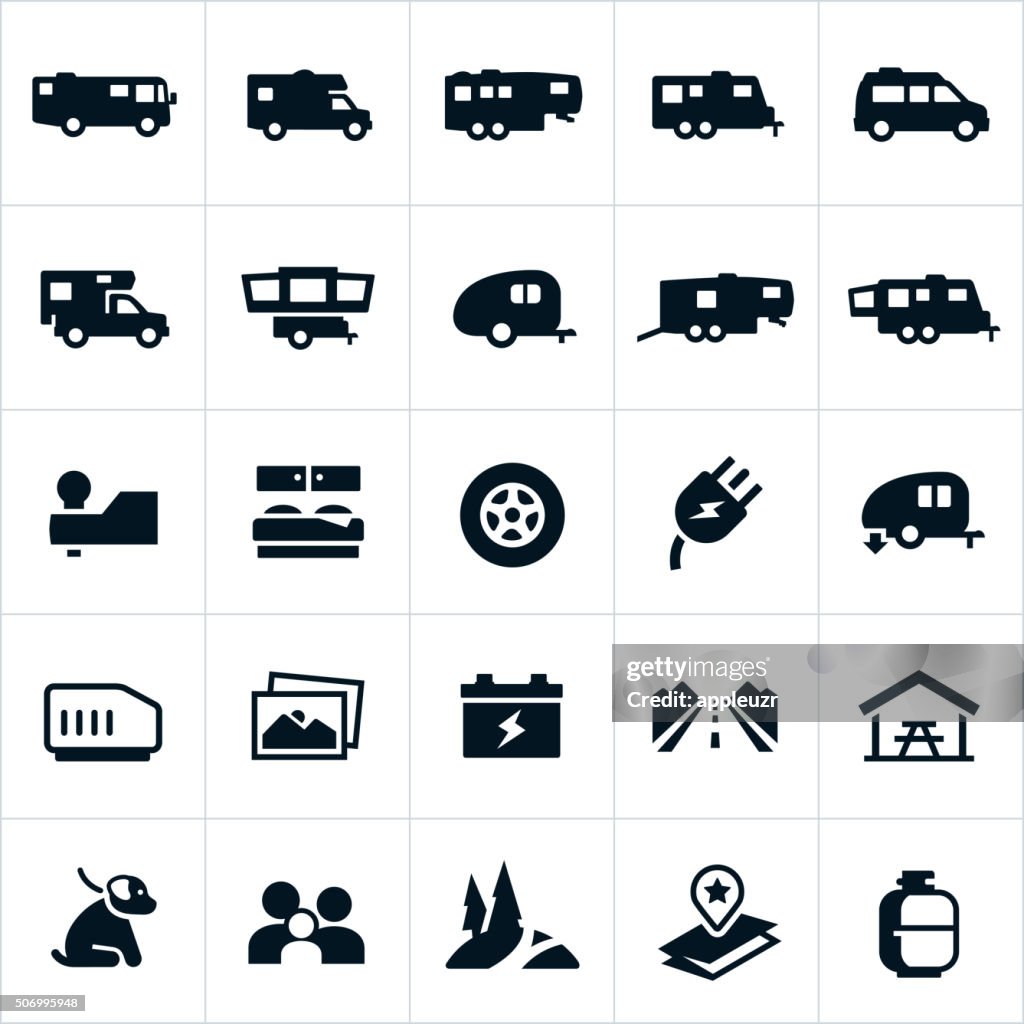 Recreation Vehicle Icons