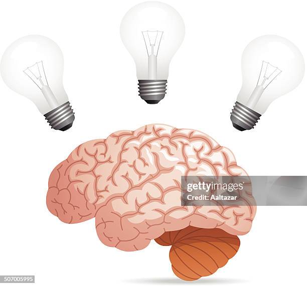 bright ideas - halogen light stock illustrations