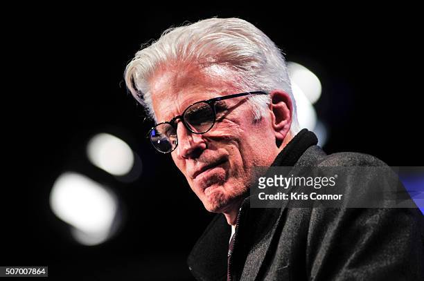 Actor and Ocean Advocate Ted Danson speaks during the Oceana's Coastal Voices Summit at George Washington University on January 26, 2016.