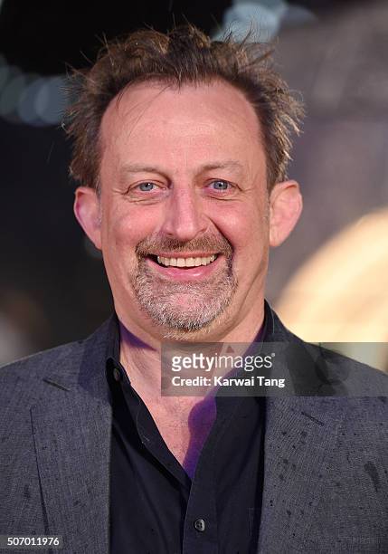 Hamish McColl attends the World Premiere of 'Dad's Army' at Odeon Leicester Square on January 26, 2016 in London, United Kingdom.
