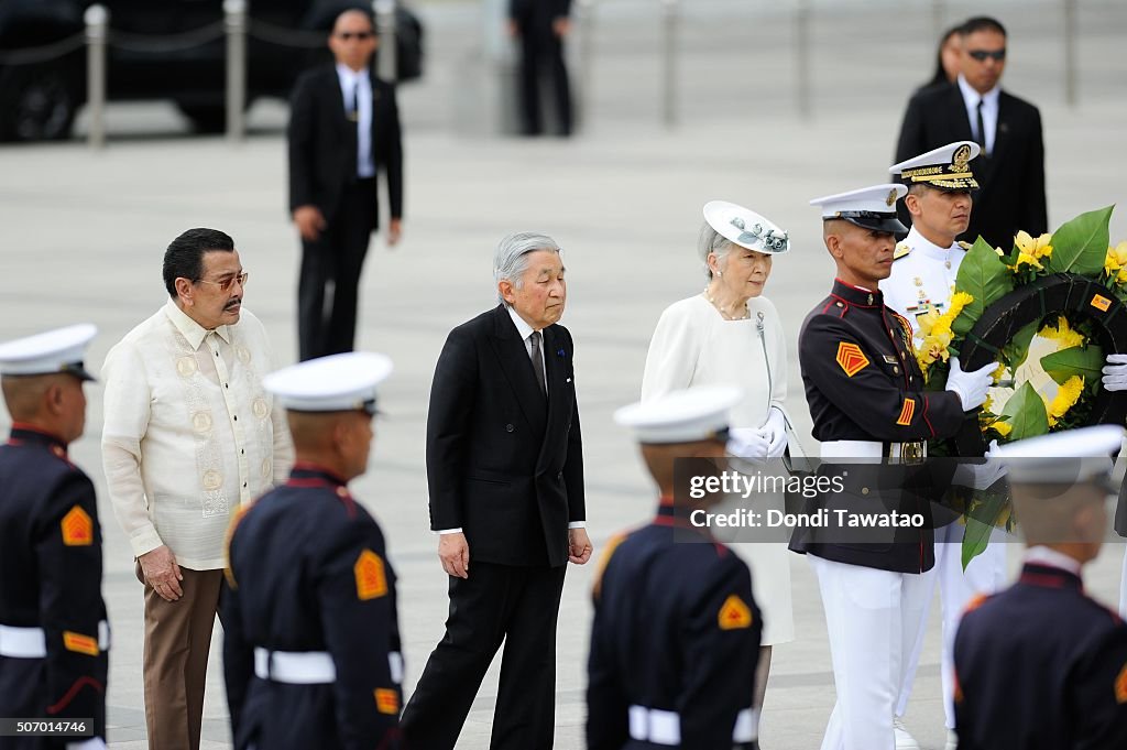 Japan's Emperor And Empress State Visit To Philippines
