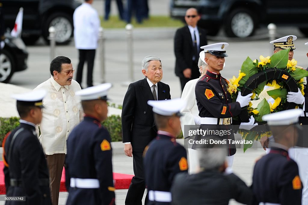 Japan's Emperor And Empress State Visit To Philippines