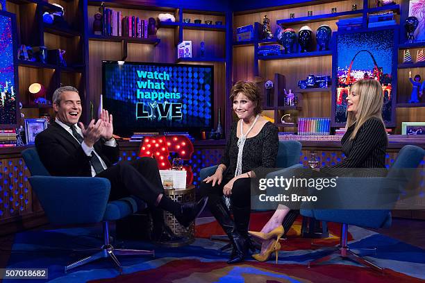 Pictured : Andy Cohen, Michele Lee and Eileen Davidson --