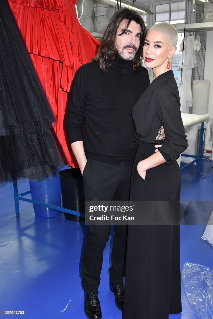 Stephane Rolland : Front Row - Paris Fashion Week - Haute Couture Spring Summer 2016 - 2017