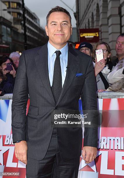 David Walliams attends the London auditions of "Britain's Got Talent" at Dominion Theatre on January 26, 2016 in London, England.