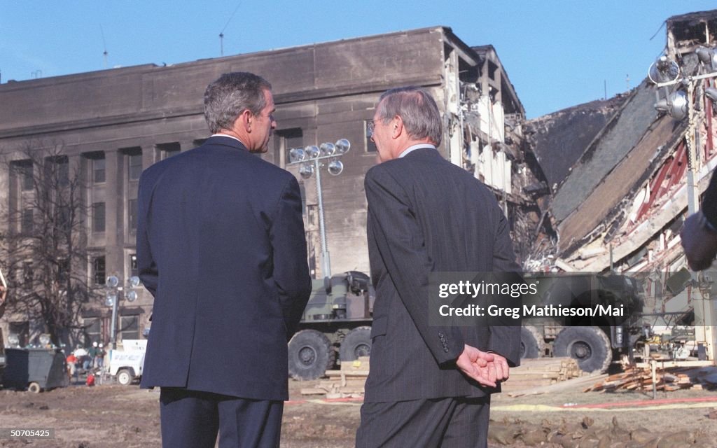 President Rumsfeld President George W. Bush & Secy. of Defense Donald H. Rumsfeld... News ...