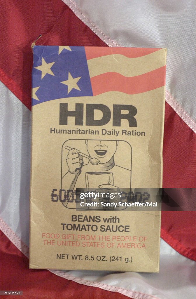 Humaintarin Daily Ration A Humanitarian Daily Ration, the US military dropped 37,000 into ...
