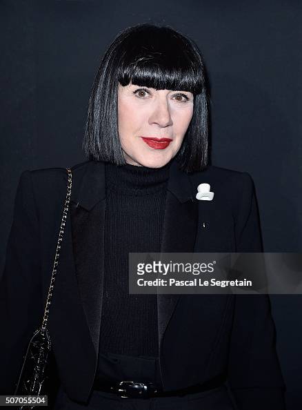 Chantal Thomas attends the Elie Saab Spring Summer 2016 show as part ...