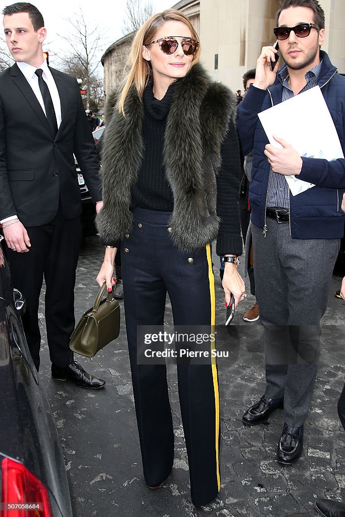 Elie Saab : Outside Arrivals - Paris Fashion Week - Haute Couture Spring Summer 2016