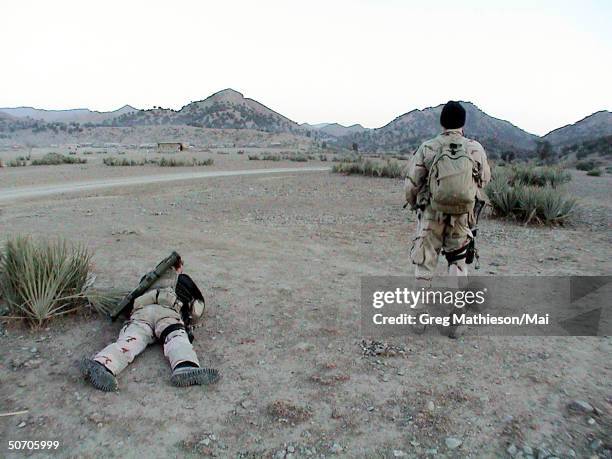 Navy Seals conducting special reconnaissance on a suspected location of al-Qaeda and Taliban forces. Navy special operations forces are conducting...