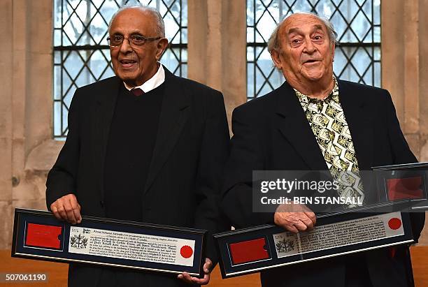 South African politician Ahmed Kathrada and South Afrian social campaigner Denis Goldberg , both who were active in the anti-apartheid struggle and...