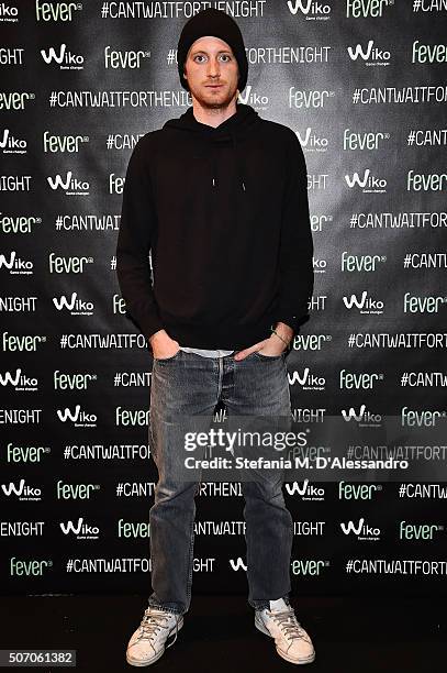 Marcantonio Brandolini DAdda attends Wiko Fever Party on January 26, 2016 in Milan, Italy.