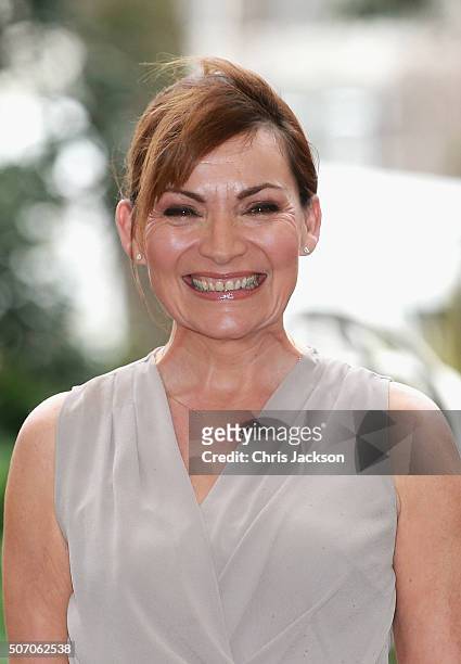 Presenter Lorraine Kelly launches her first homeware collection for JD Williams at The Savoy Hotel on January 27, 2016 in London, England.