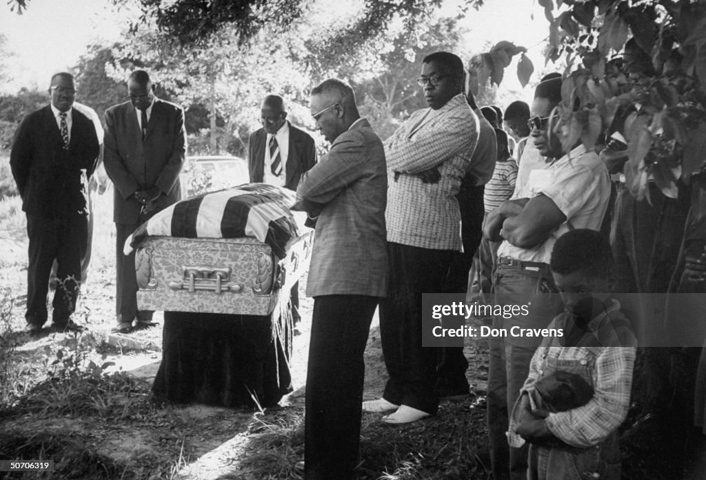 Mack Charles Parker's funeral. News Photo Getty Images