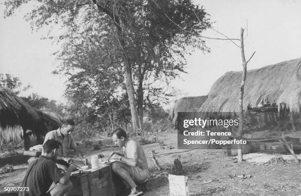 Photographer Terence Spencer during his filming of the Kariba dam.