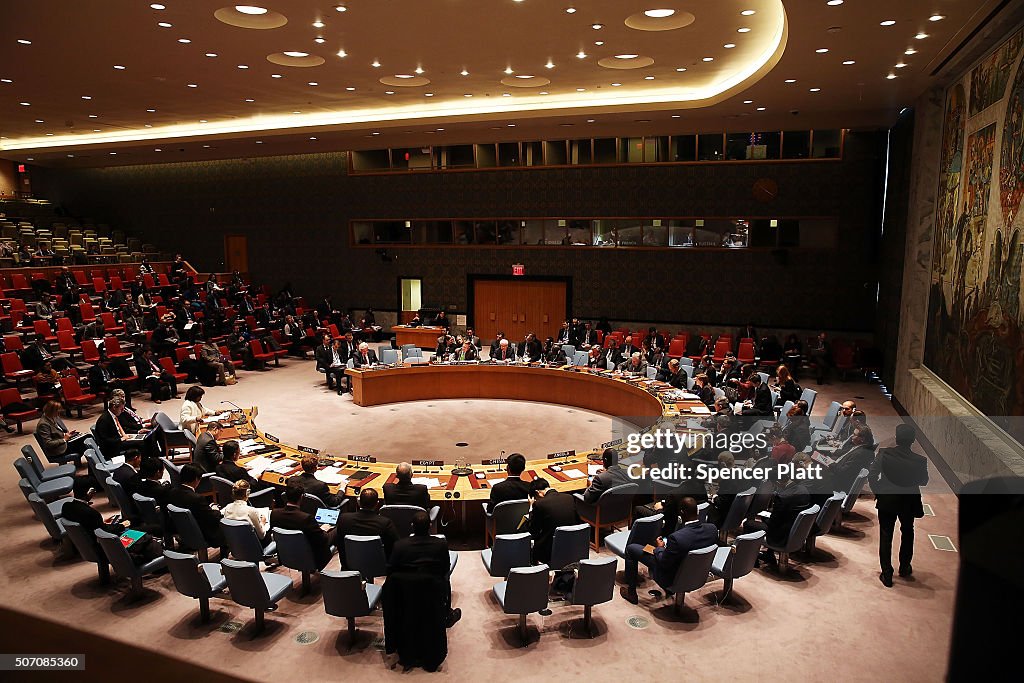 United Nations Security Council Holds Meeting On Syria And ISIL