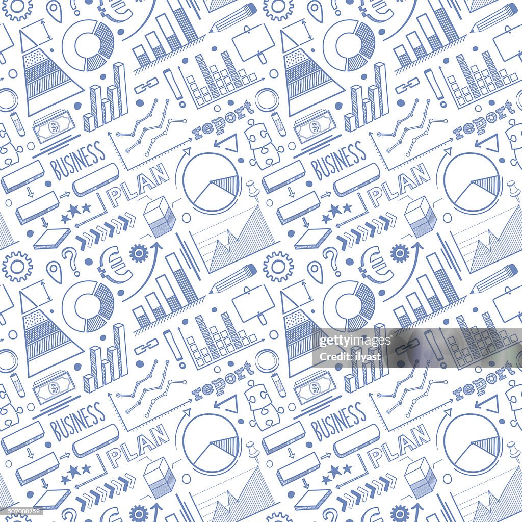 Business Pattern Graphic Seamless Business Plan Pattern High-Res Vector Graphic - Getty Images