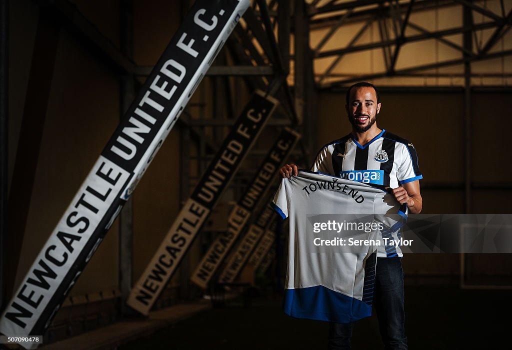 Newcastle United Unveil New Signing Andros Townsend