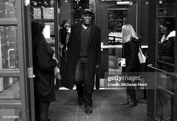 Actor Danny Glover attends the 'Mr. Pig' Premiere during the 2016 Sundance Film Festival at Eccles Center Theatre on January 26, 2016 in Park City,...