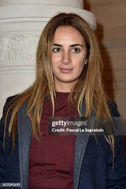 Alexia Niedzielski attends the Valentino Spring Summer 2016 show as part of Paris Fashion Week on January 27, 2016 in Paris, France.