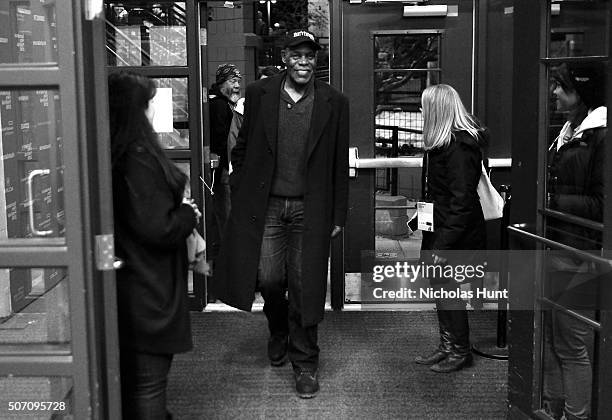 Actor Danny Glover attends the 'Mr. Pig' Premiere during the 2016 Sundance Film Festival at Eccles Center Theatre on January 26, 2016 in Park City,...