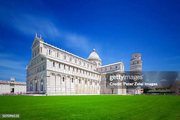 piazza dei miracoli in pisa, tuscany, italy - ピサ ストックフォトと画像