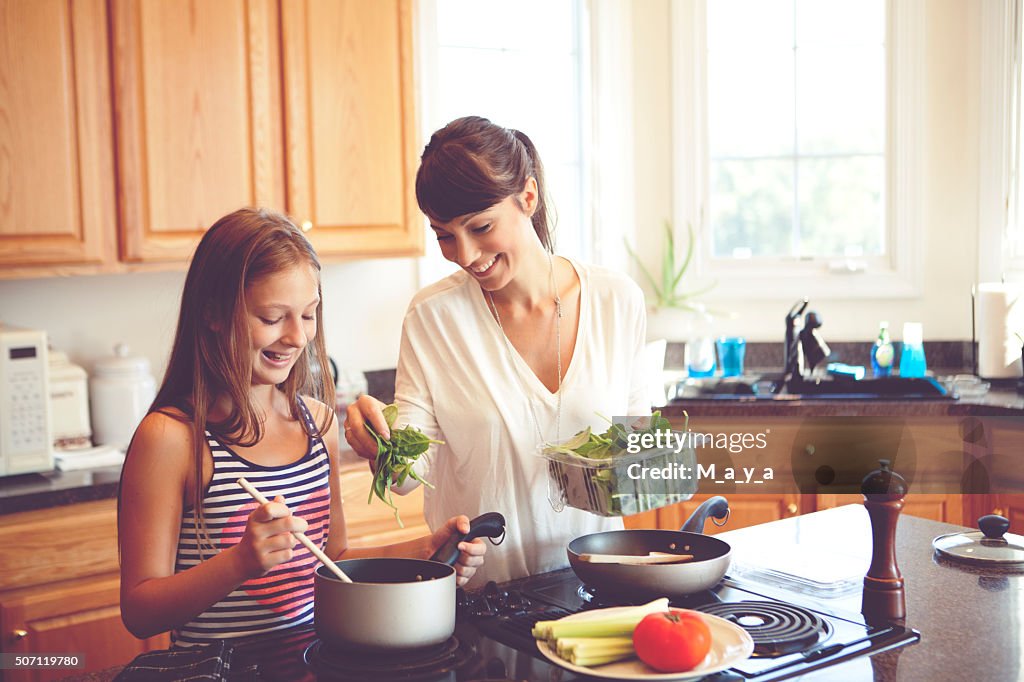 Cooking together