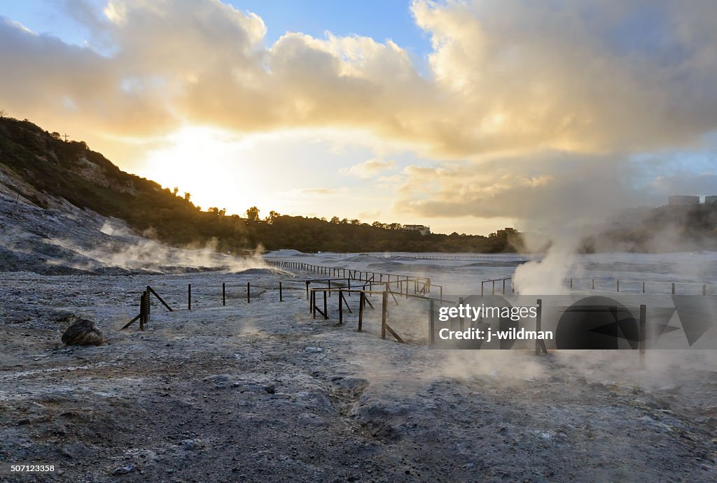 Solfatara, volcanic crater, near Naples.