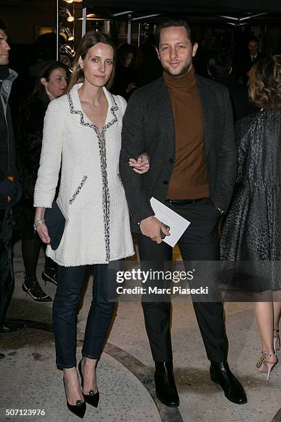 Author Derek Blasberg and guest attend the Valentino Haute Couture Spring Summer 2016 show as part of Paris Fashion Week on January 27, 2016 in...