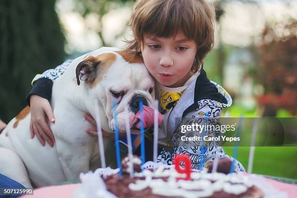 blowing candles