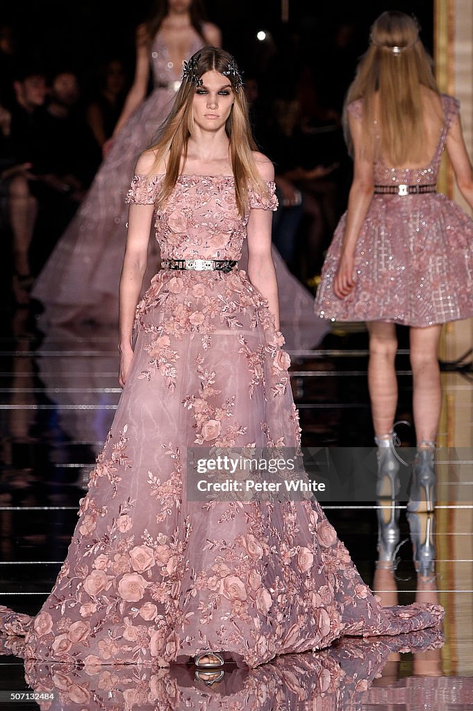 Zuhair Murad : Runway - Paris Fashion Week - Haute Couture Spring Summer 2016