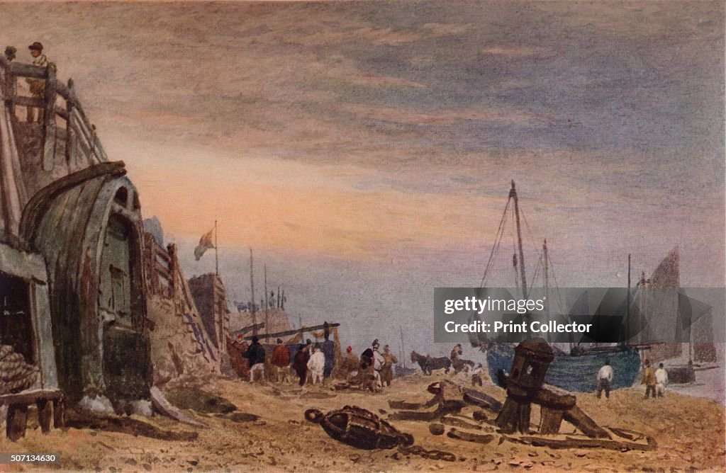 'Brighton Beach, Haze clearing off', c1820