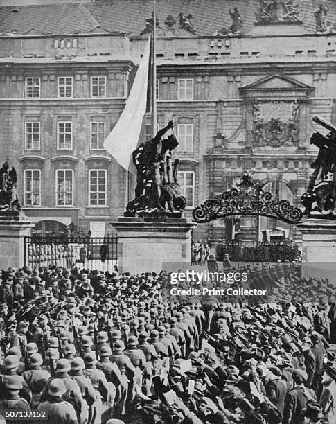 Nazis Enter The Czech Capital' . On March 15 Hitler and the Nazi?s marched on Prague entering Prague Castle forcing Czech President Emil Hacha to...