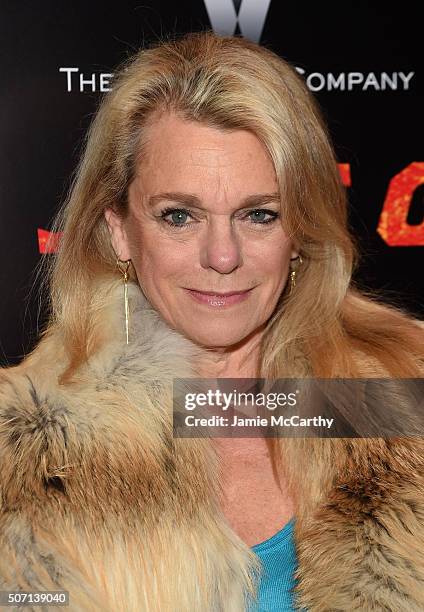 Debbie Bancroft attends the New York premiere of "Jane Got A Gun" hosted by The Weinstein Company with the Cinema Society and Serpent's Bite at The...