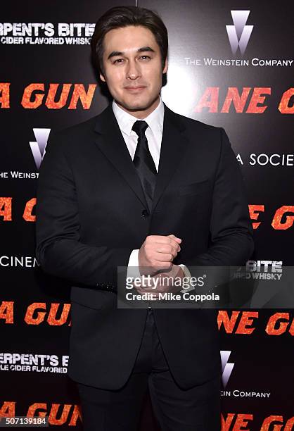 Producer Jason Rose attends the New York premiere of "Jane Got A Gun" hosted by The Weinstein Company with the Cinema Society and Serpent's Bite at...